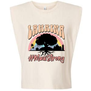 Maui Lahaina Hawaii Banyan Tree Strong Garment-Dyed Women's Muscle Tee