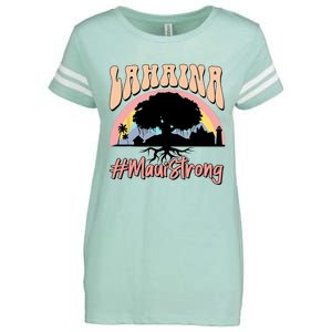 Maui Lahaina Hawaii Banyan Tree Strong Enza Ladies Jersey Football T-Shirt