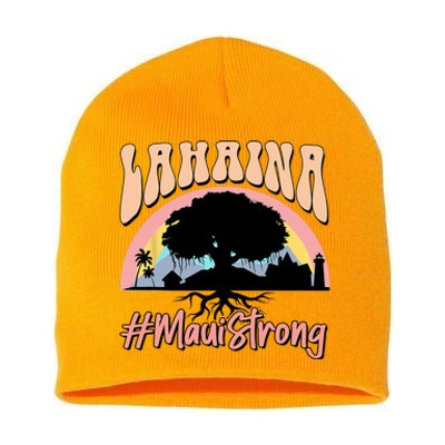 Maui Lahaina Hawaii Banyan Tree Strong Short Acrylic Beanie