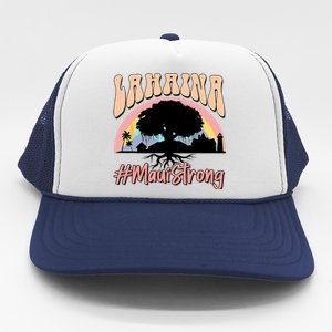 Maui Lahaina Hawaii Banyan Tree Strong Trucker Hat