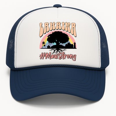 Maui Lahaina Hawaii Banyan Tree Strong Trucker Hat