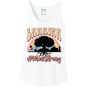 Maui Lahaina Hawaii Banyan Tree Strong Ladies Essential Tank