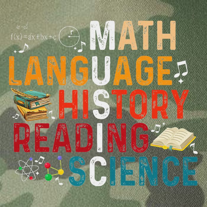 Math Language History Reading Science Music Teacher Funny Legacy Tie Dye Trucker Hat