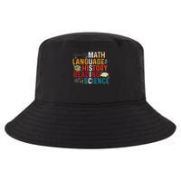 Math Language History Reading Science Music Teacher Funny Cool Comfort Performance Bucket Hat