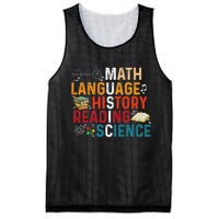 Math Language History Reading Science Music Teacher Funny Mesh Reversible Basketball Jersey Tank