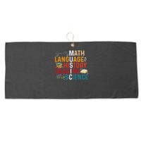 Math Language History Reading Science Music Teacher Funny Large Microfiber Waffle Golf Towel