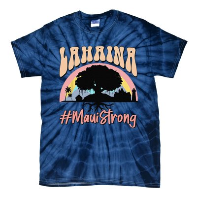 Maui Lahaina Hawaii Banyan Tree Strong Tie-Dye T-Shirt