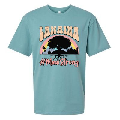 Maui Lahaina Hawaii Banyan Tree Strong Sueded Cloud Jersey T-Shirt