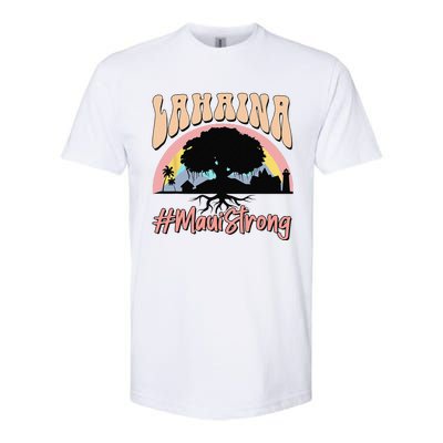 Maui Lahaina Hawaii Banyan Tree Strong Softstyle CVC T-Shirt