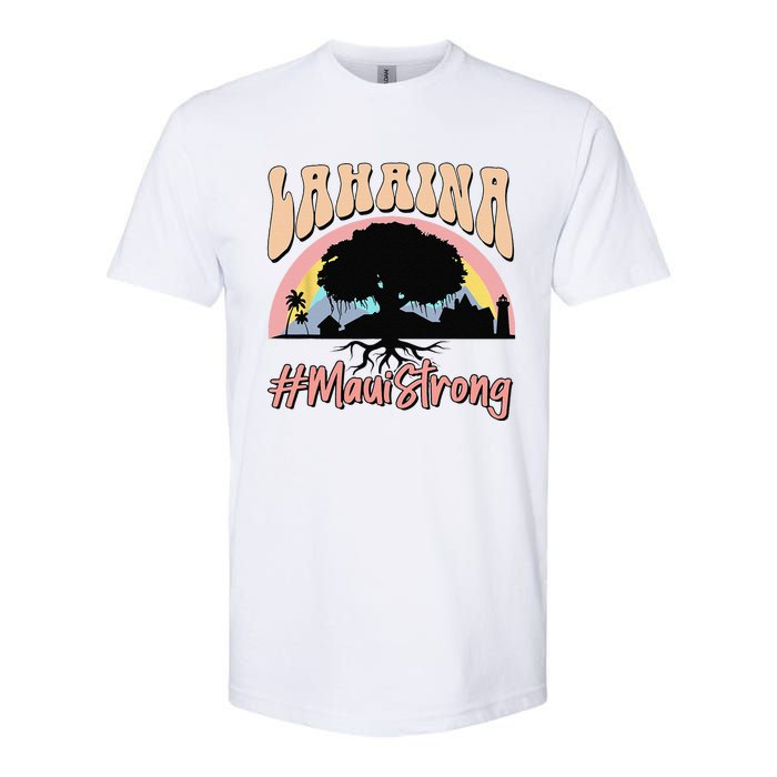 Maui Lahaina Hawaii Banyan Tree Strong Softstyle CVC T-Shirt