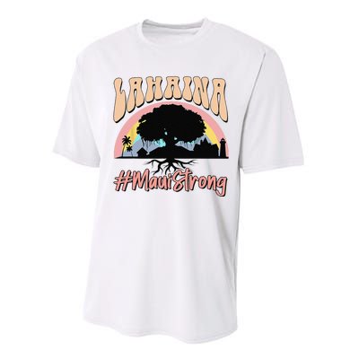 Maui Lahaina Hawaii Banyan Tree Strong Performance Sprint T-Shirt