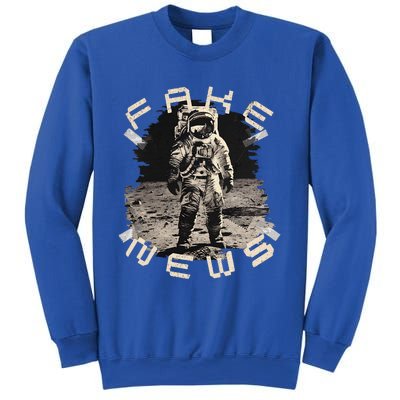 Moon Landing Hoax Apollo 11 Conspiracy Theory Fake News  Sweatshirt