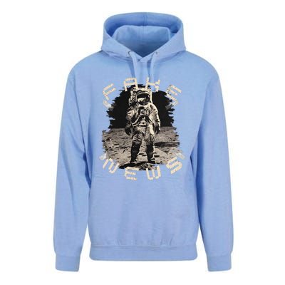 Moon Landing Hoax Apollo 11 Conspiracy Theory Fake News  Unisex Surf Hoodie