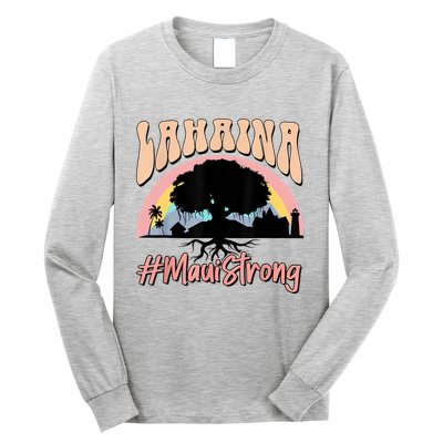 Maui Lahaina Hawaii Banyan Tree Strong Long Sleeve Shirt