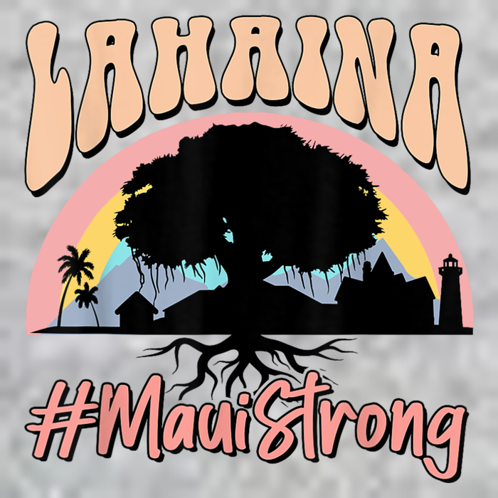 Maui Lahaina Hawaii Banyan Tree Strong Long Sleeve Shirt