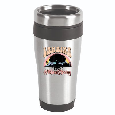 Maui Lahaina Hawaii Banyan Tree Strong 16oz Travel Tumbler