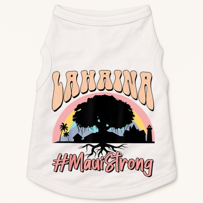 Maui Lahaina Hawaii Banyan Tree Strong Doggie Tank