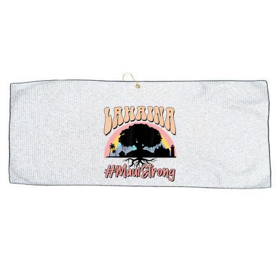Maui Lahaina Hawaii Banyan Tree Strong Large Microfiber Waffle Golf Towel