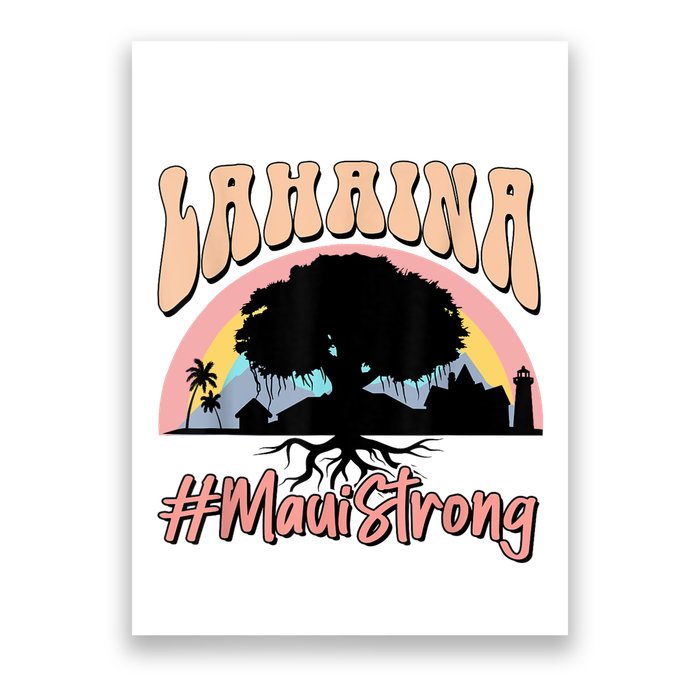 Maui Lahaina Hawaii Banyan Tree Strong Poster