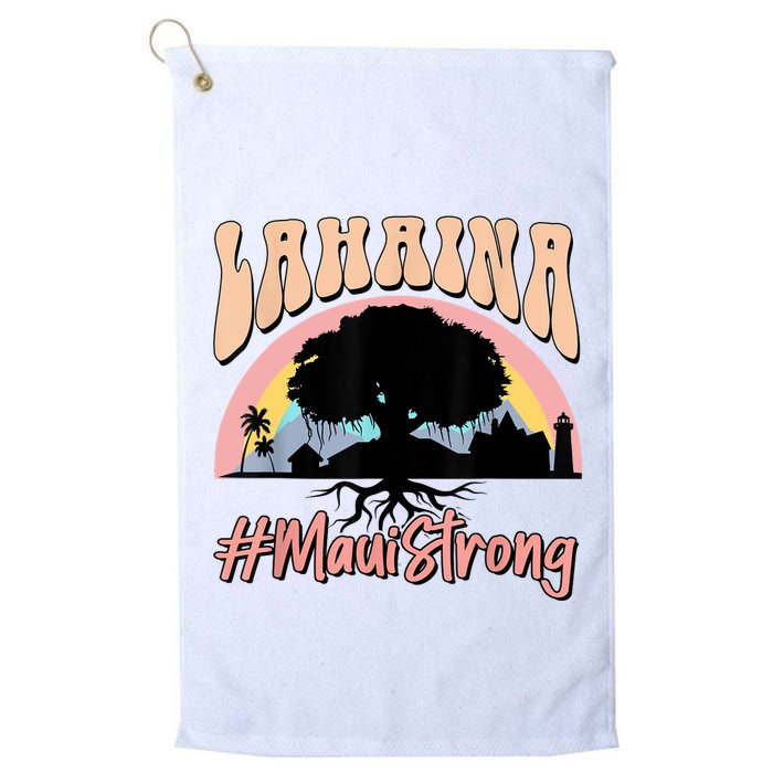 Maui Lahaina Hawaii Banyan Tree Strong Golf Towel