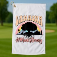 Maui Lahaina Hawaii Banyan Tree Strong Golf Towel