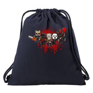 My Little Horror Crew Halloween Black Cat Drawstring Bag