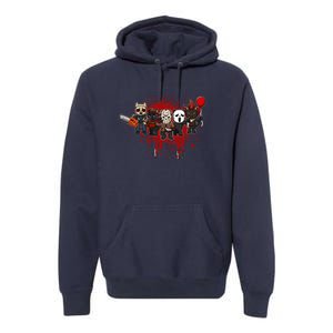 My Little Horror Crew Halloween Black Cat Premium Hoodie