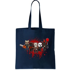 My Little Horror Crew Halloween Black Cat Tote Bag