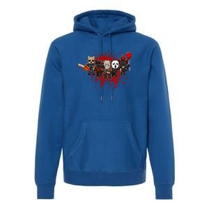 My Little Horror Crew Halloween Black Cat Premium Hoodie