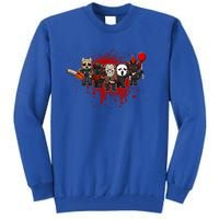 My Little Horror Crew Halloween Black Cat Tall Sweatshirt