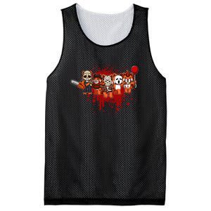 My Little Horror Crew Halloween Red Panda Mesh Reversible Basketball Jersey Tank