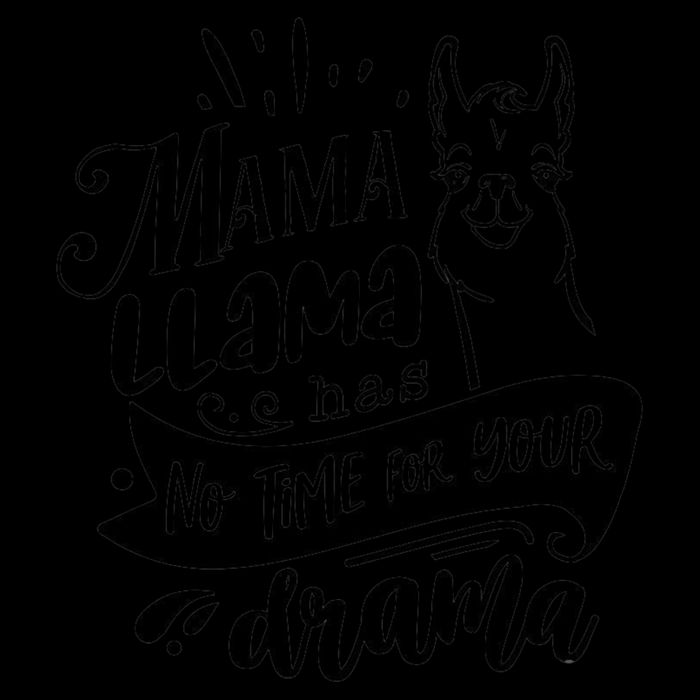 Mama Llama Has No Time Your Drama Zip Tote Bag