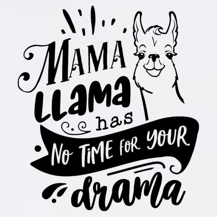 Mama Llama Has No Time Your Drama Cooling Performance Crew T-Shirt