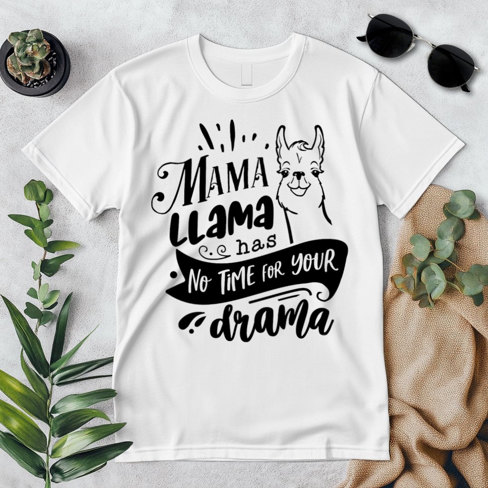 Mama Llama Has No Time Your Drama Premium T-Shirt