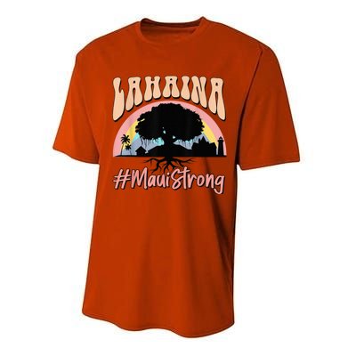 Maui Lahaina Hawaii Banyan Tree Strong Performance Sprint T-Shirt