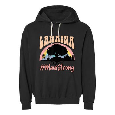 Maui Lahaina Hawaii Banyan Tree Strong Garment-Dyed Fleece Hoodie