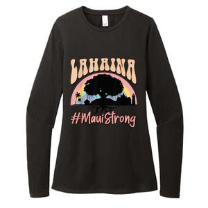 Maui Lahaina Hawaii Banyan Tree Strong Womens CVC Long Sleeve Shirt