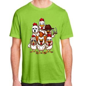 My Little Horror Crew Halloween Chicken Horror Movie Adult ChromaSoft Performance T-Shirt