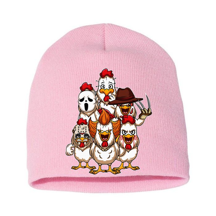 My Little Horror Crew Halloween Chicken Horror Movie Short Acrylic Beanie