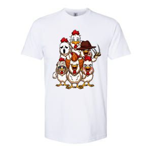 My Little Horror Crew Halloween Chicken Horror Movie Softstyle CVC T-Shirt