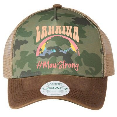 Maui Lahaina Hawaii Banyan Tree Strong Legacy Tie Dye Trucker Hat