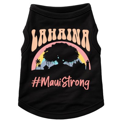 Maui Lahaina Hawaii Banyan Tree Strong Doggie Tank