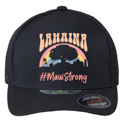 Maui Lahaina Hawaii Banyan Tree Strong Flexfit Unipanel Trucker Cap