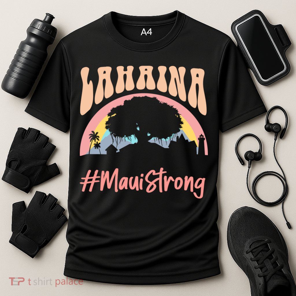Maui Lahaina Hawaii Banyan Tree Strong Performance Shirt