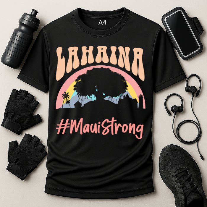 Maui Lahaina Hawaii Banyan Tree Strong Performance Shirt