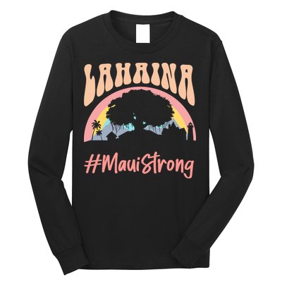 Maui Lahaina Hawaii Banyan Tree Strong Long Sleeve Shirt