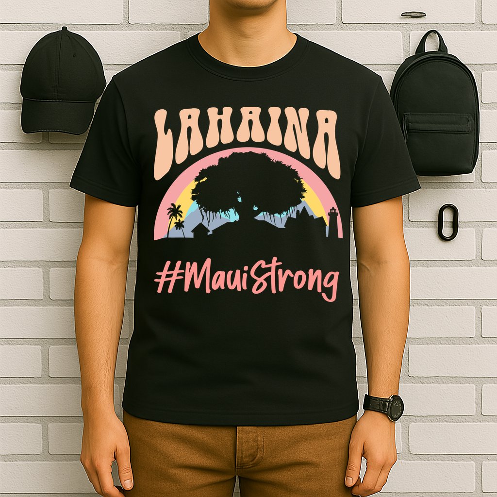 Maui Lahaina Hawaii Banyan Tree Strong T-Shirt