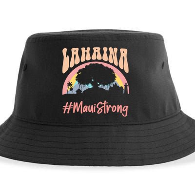 Maui Lahaina Hawaii Banyan Tree Strong Sustainable Bucket Hat