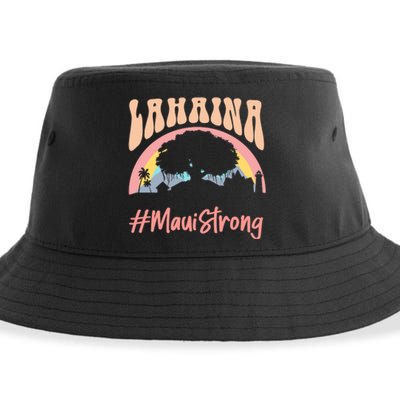 Maui Lahaina Hawaii Banyan Tree Strong Sustainable Bucket Hat