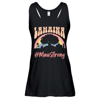 Maui Lahaina Hawaii Banyan Tree Strong Ladies Essential Flowy Tank